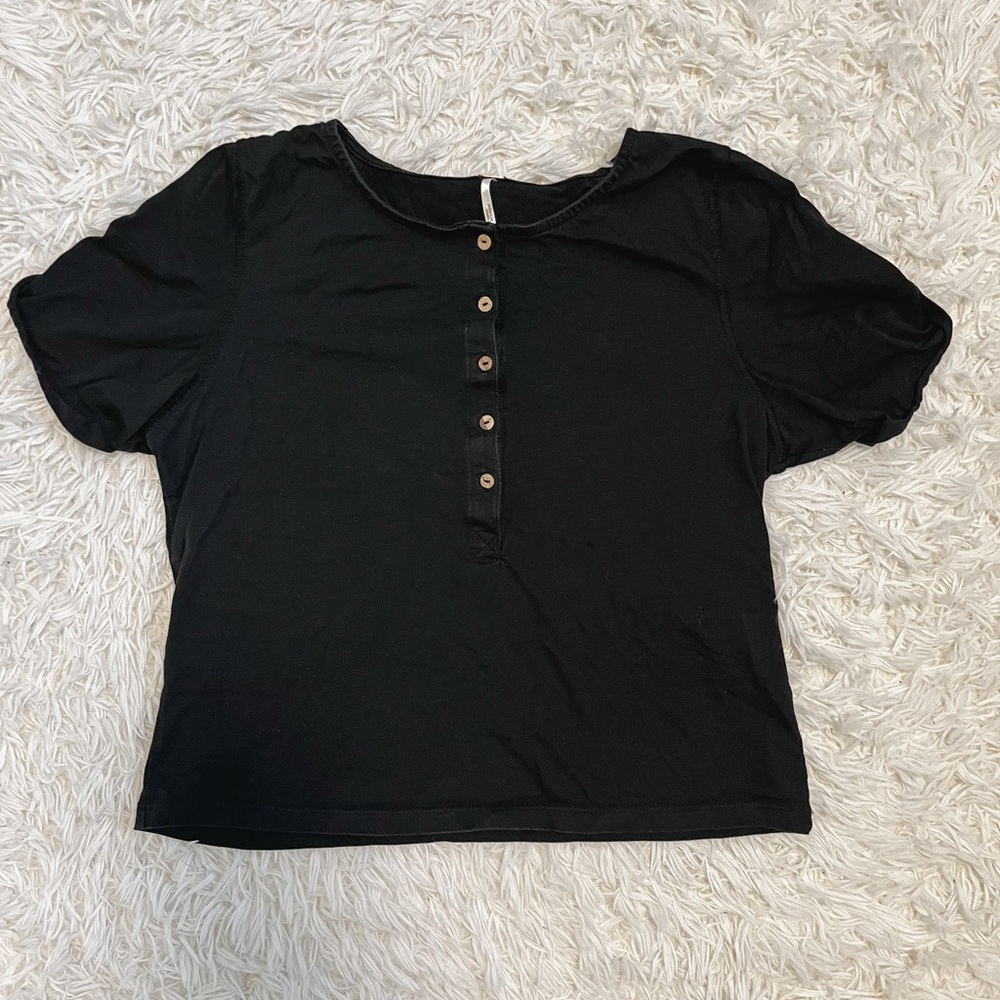 Cropped Black Shirt from Nordstroms